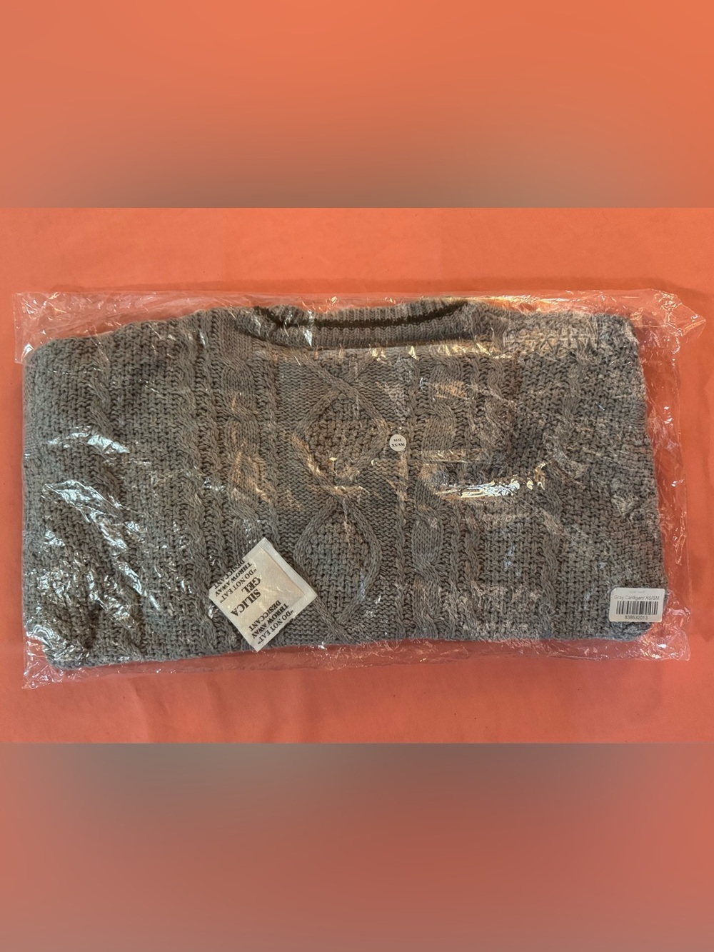 Taylor Swift Grey Green Holiday 2020 Cardigan Size XS/S NIB - Picture 1 of 4